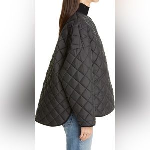 Elegant Black Quilted Puffer Jacket